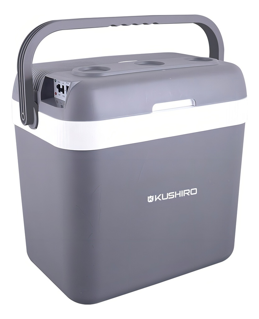 Conservadora Electrica Kushiro Frio Calor 32l 12v Auto Gris
