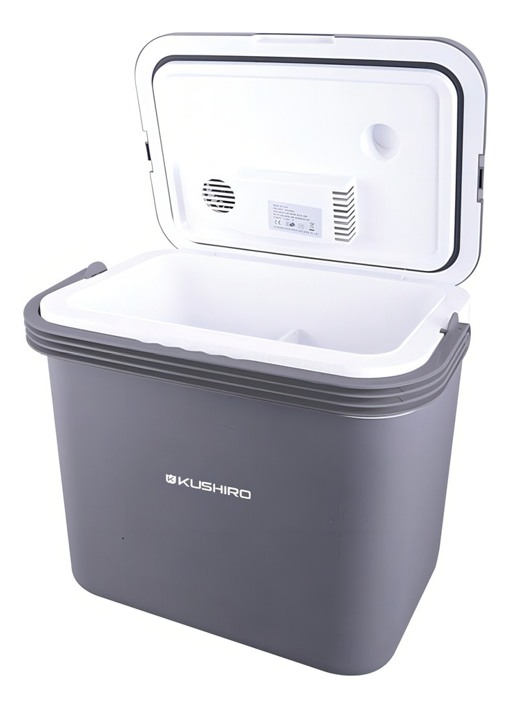 Conservadora Electrica Kushiro Frio Calor 32l 12v Auto Gris