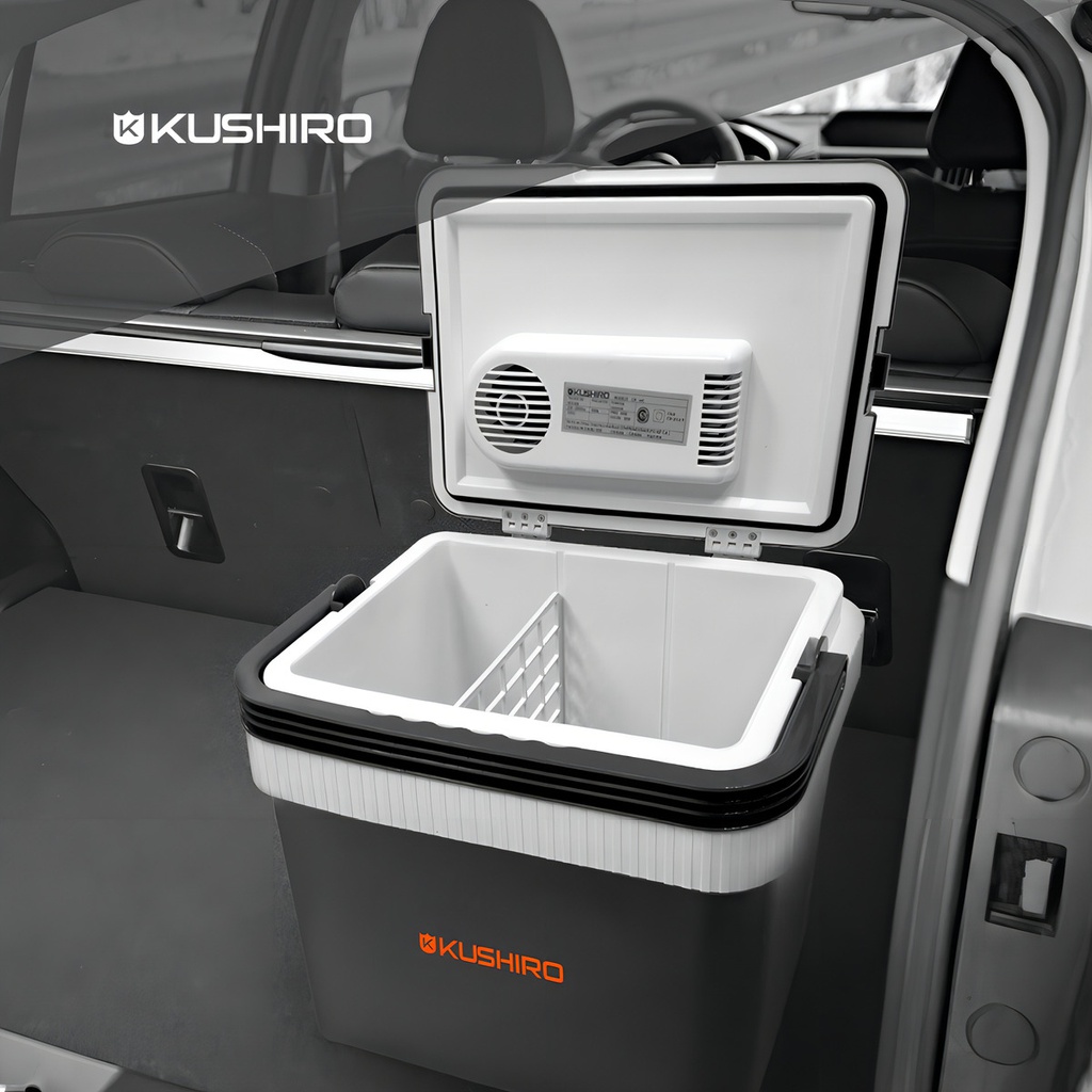 Conservadora Electrica Kushiro Frio Calor 32l 12v Auto Gris