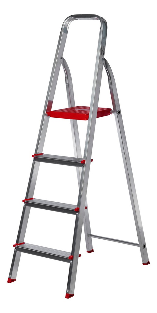 Escalera Lusqtoff Domestica De Aluminio 4 Grado Esl143-74