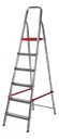 Escalera Lusqtoff Domestica De Aluminio 6 Grado Esl191-76