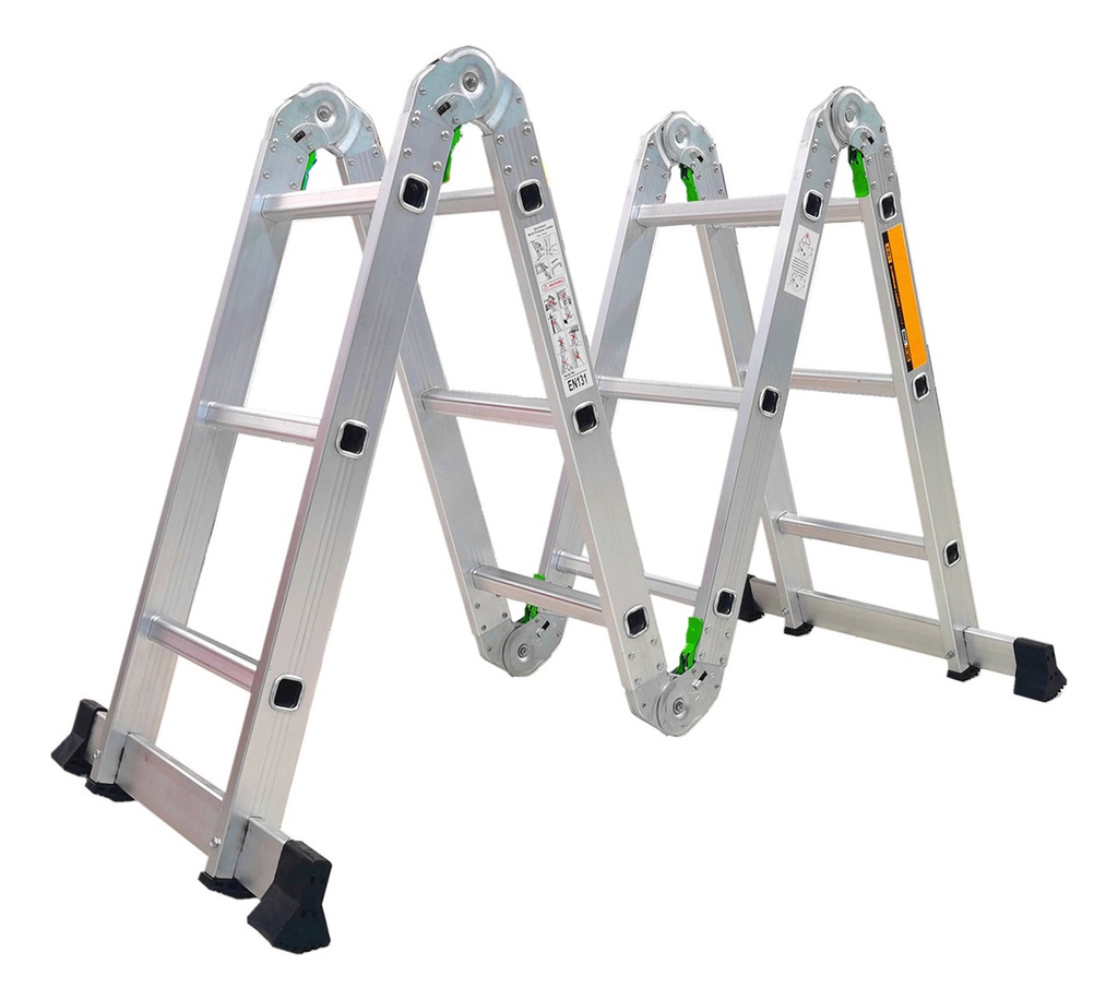 Escalera Nak Esc-001 Aluminio Articulada 12 Esc