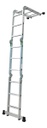 Escalera Nak Esc-001 Aluminio Articulada 12 Esc