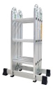 Escalera Naku Esc-001 De Aluminio Multiproposito Articulada