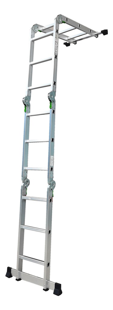 Escalera Naku Esc-001 De Aluminio Multiproposito Articulada