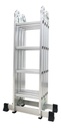 Escalera Nak Esc-002 Aluminio Articulada 16 Escalones