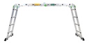 Escalera Naku Esc-002 De Aluminio Multiproposito Articulada