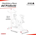 Bicicleta Randers Fija Fc-58h Profesional Friccion Cadena