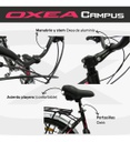 Bicicleta Oxea Campus Dama R26 Blanco Lila