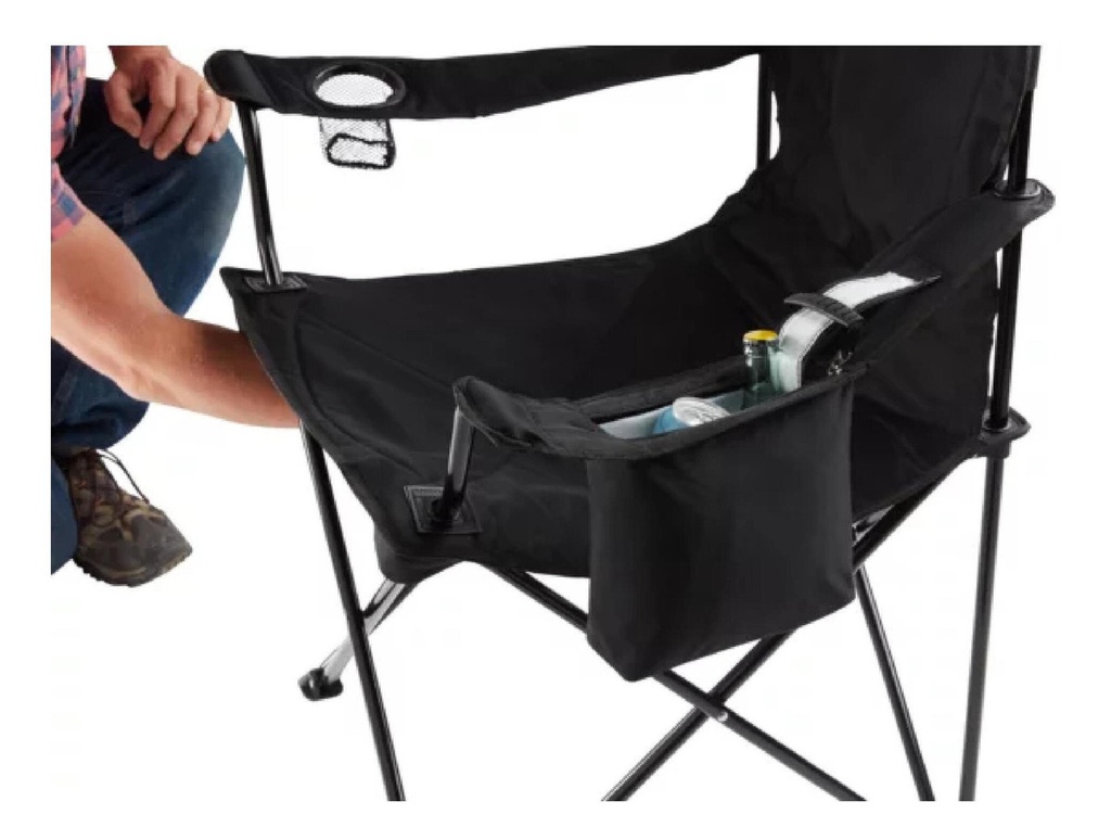 SILLON DIRECTOR COLEMAN 148KG C/ENFRIADORA 20161027 NEGRO
