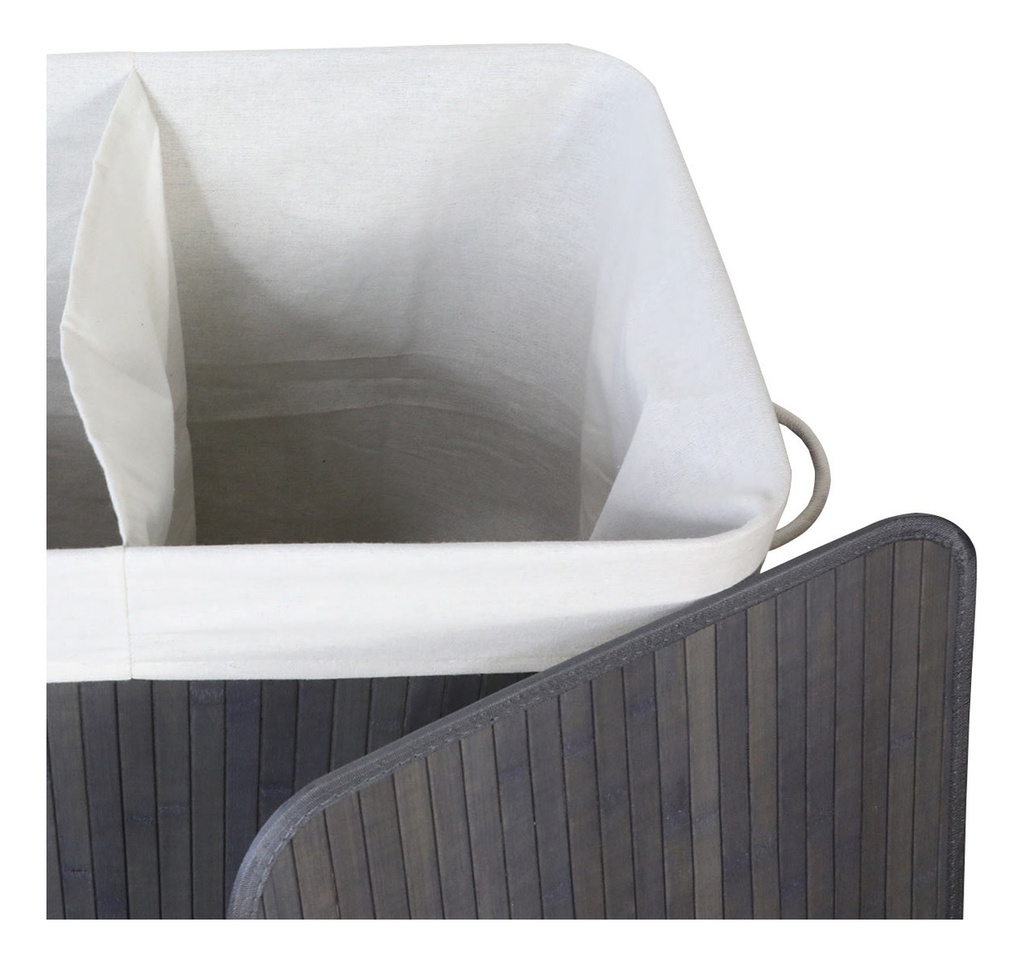 Cesto Doble Plegable Bambu Vonne Org117