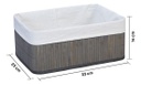 Cesto Plagable Bambu Vonne Org119