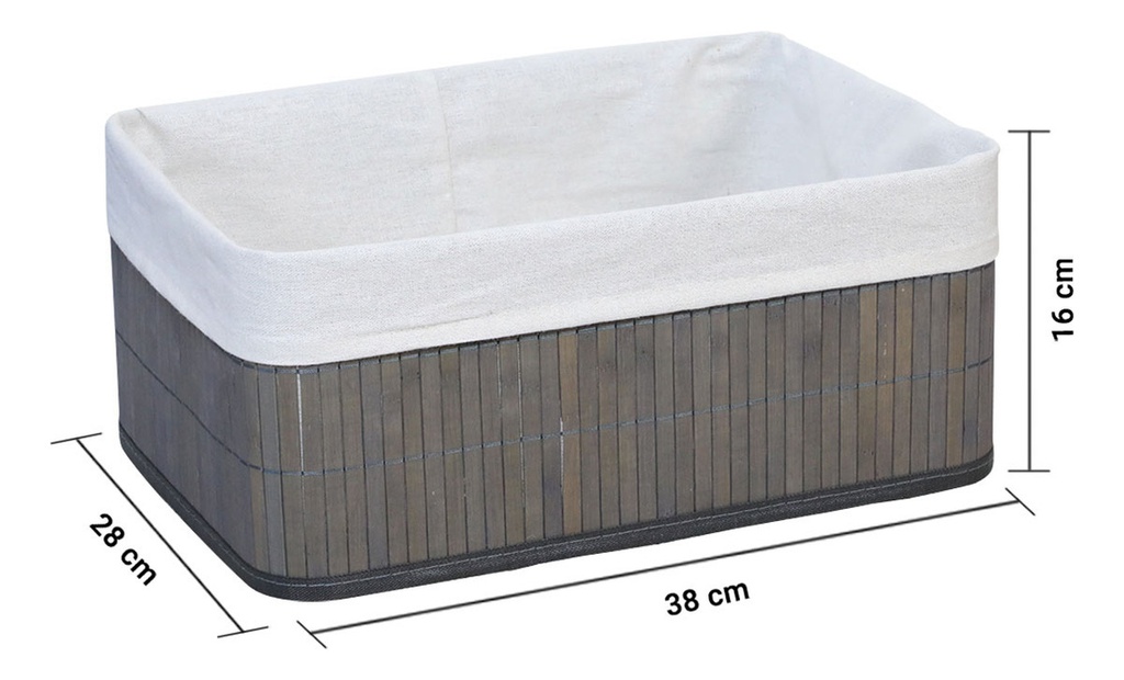 Cesto Plegable Bambu Vonne Org118
