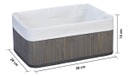 Cesto Plegable Bambu Vonne Org118
