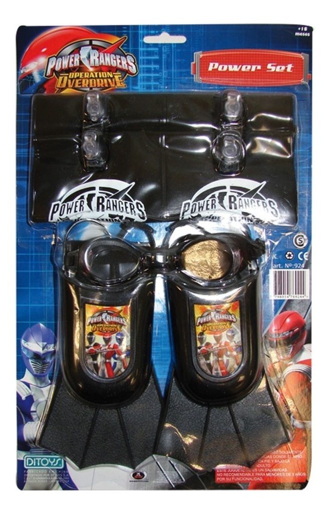 Set Infantil Ditoys Power Rangers Operation Overdrive