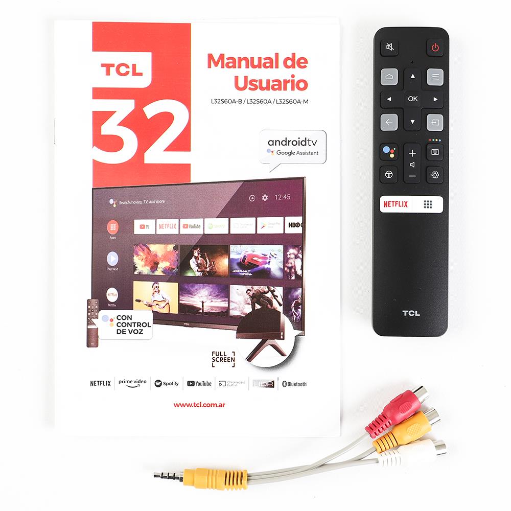 SMART TV TCL 32" L32S65A ANDROID TV-RV