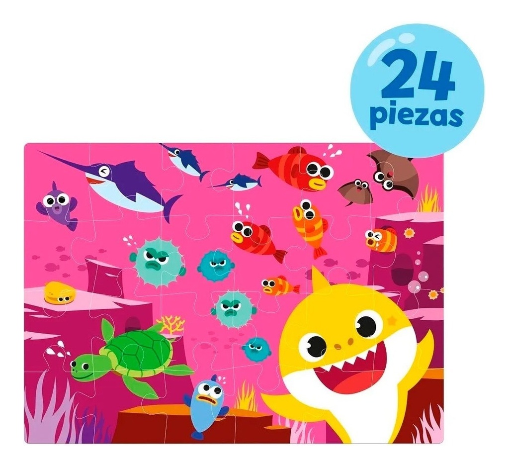 Puzzle Magic Makers Baby Shark Bbs100 Gigante Para Colorear