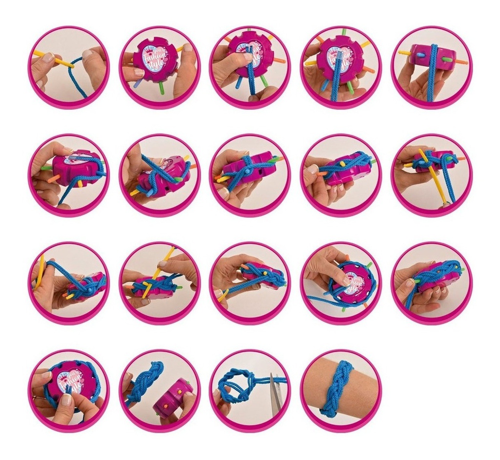 Set Para Hacer Pulseras Colorful Bracelet Princesas Ditoys