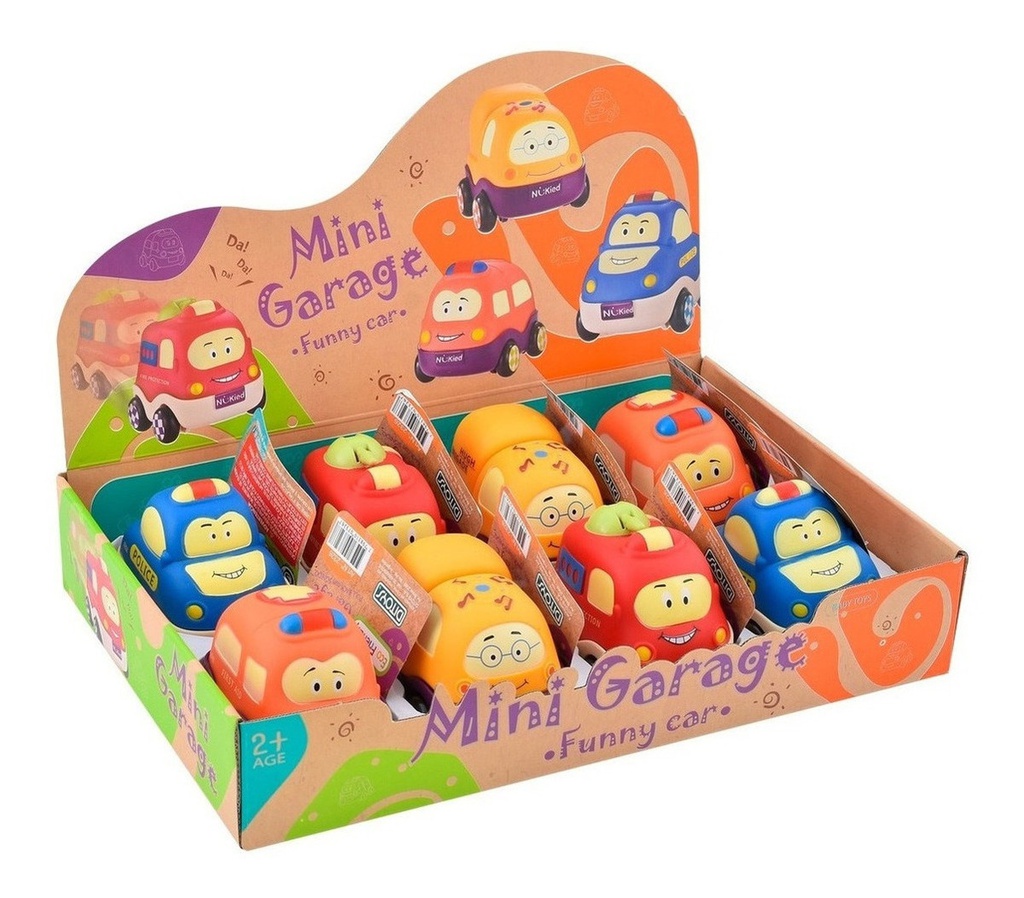 Auto De Goma  First Aid Ditoys Mini Garage