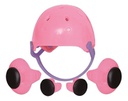 Muñeca Carolin Con Scooter Violeta Original Ditoys Rosa
