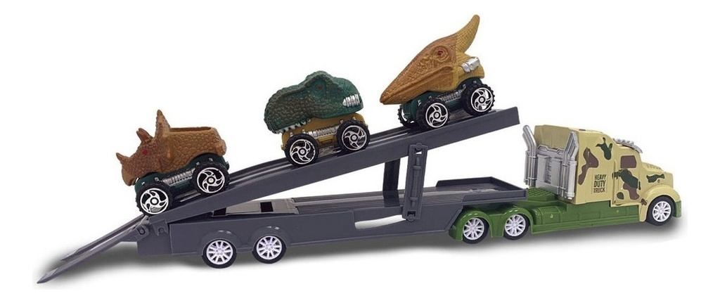 Camion Transporta Dinosaurios Dino Car Jurassic Truck Ditoys