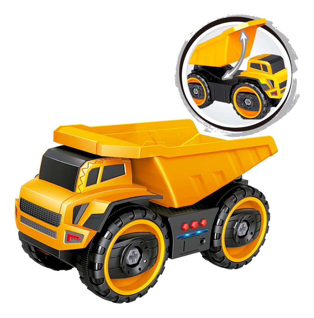 Construction Truck Workers Ditoys 2342 Volcador