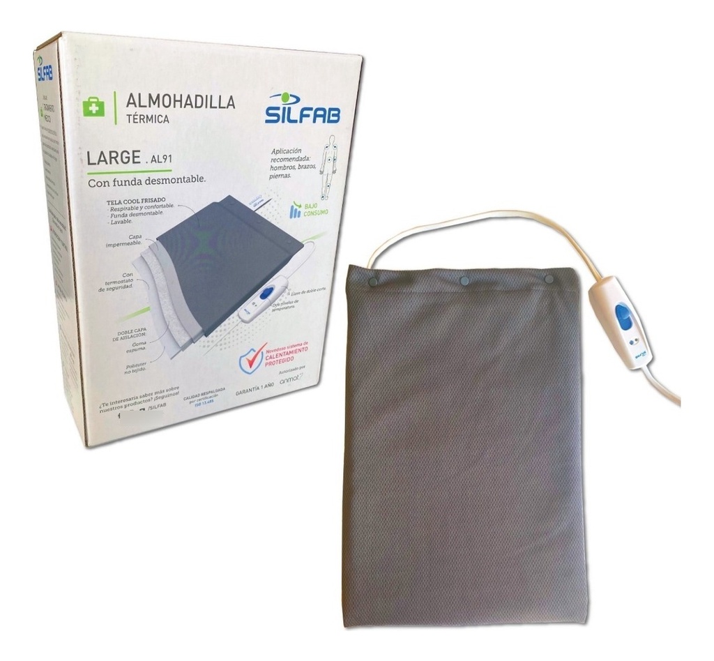 Almohadilla Silfab Al91-gr Termica Con Funda