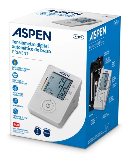 Tensiómetro Digital Automático De Brazo Aspen Cf155f