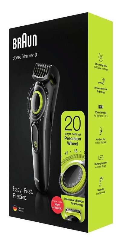 Recortadora De Barba Braun Bt3221