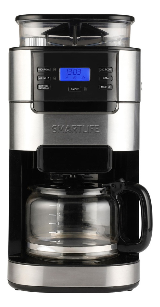 Cafetera De Filtro Digital Smartlife C/molinillo Slcmdg1025