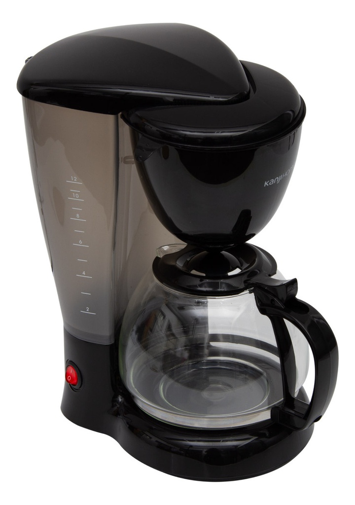 Cafetera De Filtro Kanji Kjh-cmf0800s02 - 12 Tazas - Negro