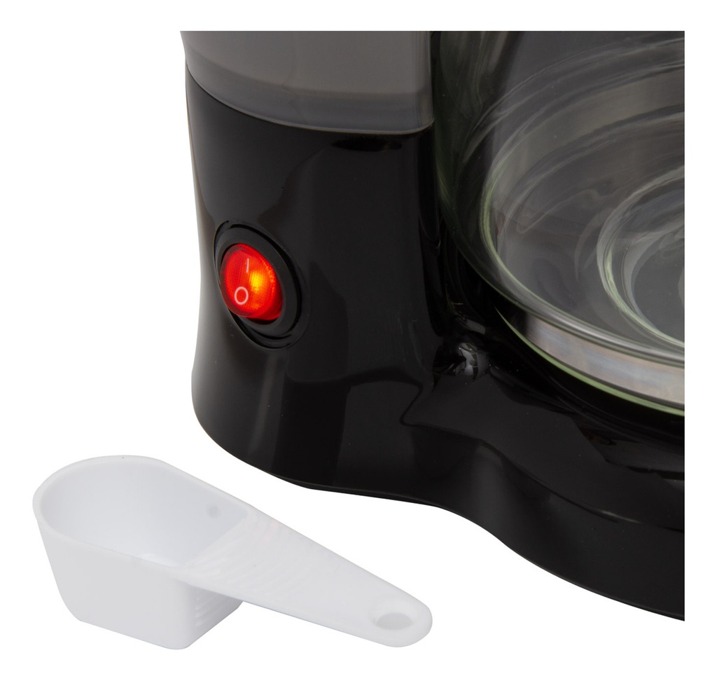 Cafetera De Filtro Kanji Kjh-cmf0800s02 - 12 Tazas - Negro