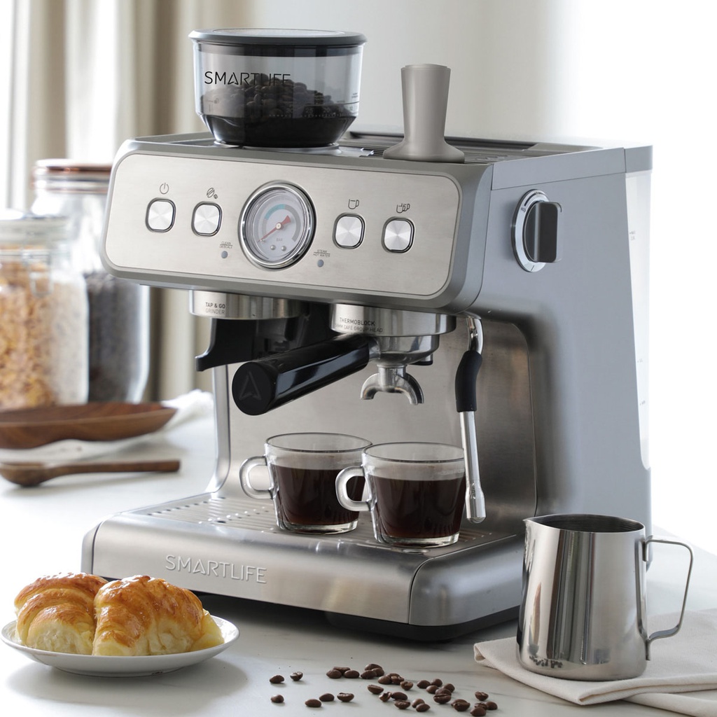 Cafetera Expresso C/molinillo Smartlife Sl-ecg5020 20bar
