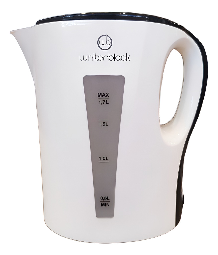 Pava Electrica Whitenblack Wbapwb17 2000w 1.7l Sin Regulador