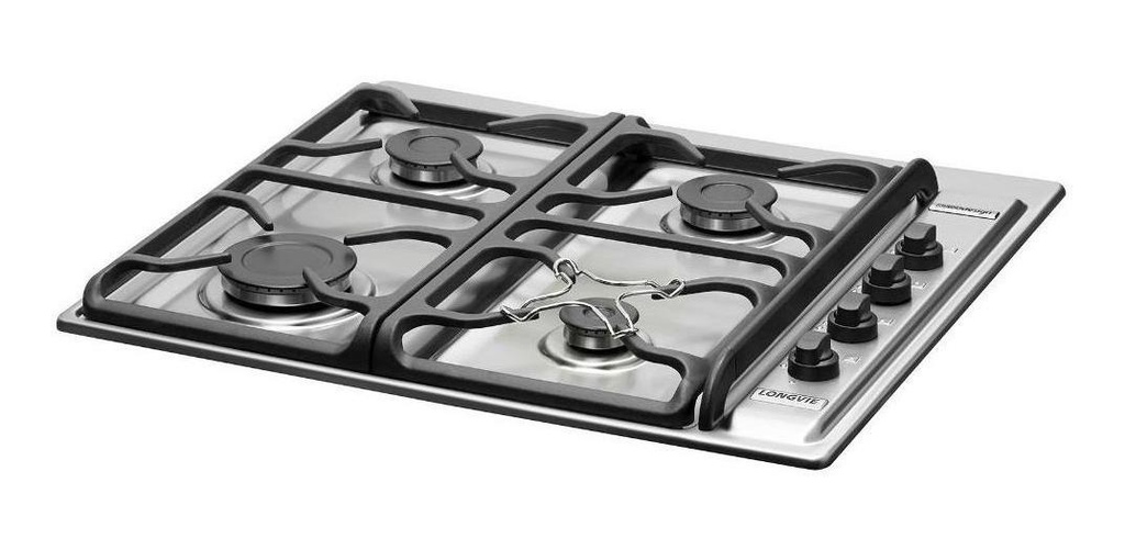 Anafe A Gas Longvie Eurodesign A6600xf Acero Inoxidable