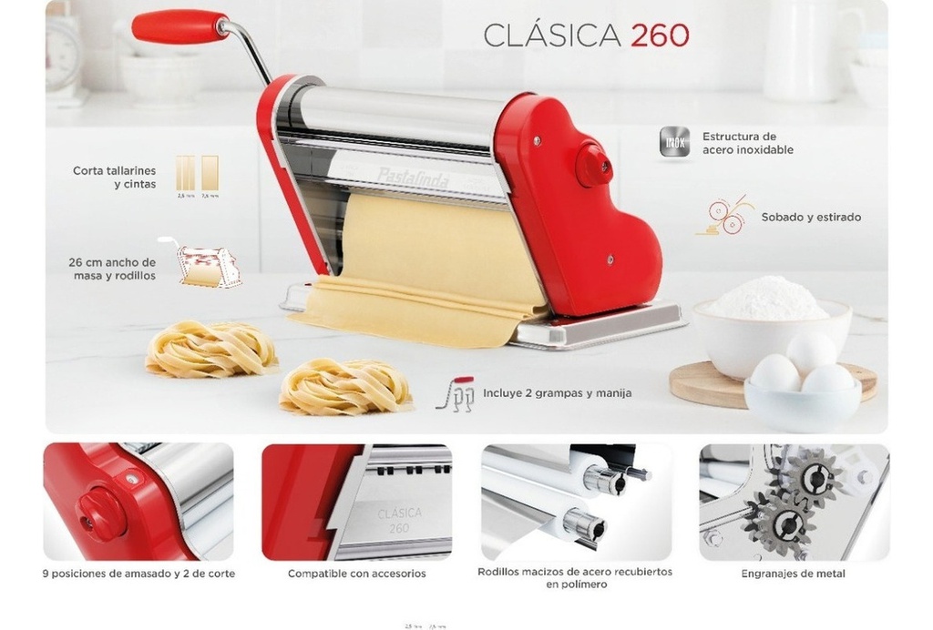 Fabrica De Pastas Pastalinda Clasica 260