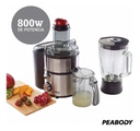 Extractor De Jugos Peabody Jl6003 Con Licuadora 800w Ub