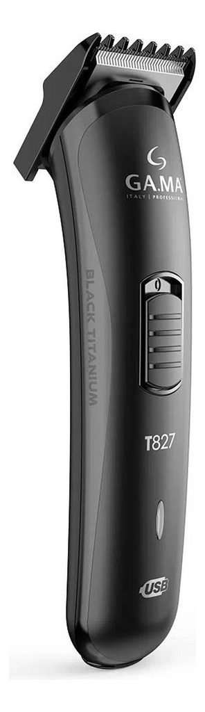 Cortadora De Pelo Gama Black Titanium  Usb Trimmer T827