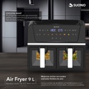 Freidora De Aire Suono Air Fryer Digital 9 Litros 1700w