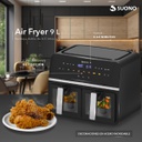 Freidora De Aire Suono Air Fryer Digital 9 Litros 1700w