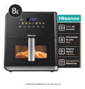 Freidora De Aire Hisense H09af 8 L 1700w 8 Programas