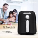 Freidora De Aire Suono Air Fryer Mecánico 3.2 L 1450w Negro