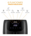 Freidora De Aire Digital Atma Pro Fr60arbp 6,5l Negro