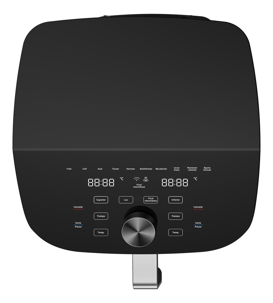 Freidora De Aire Sin Aceite Midea Af-d211bar 11 Lts. 2 Zonas