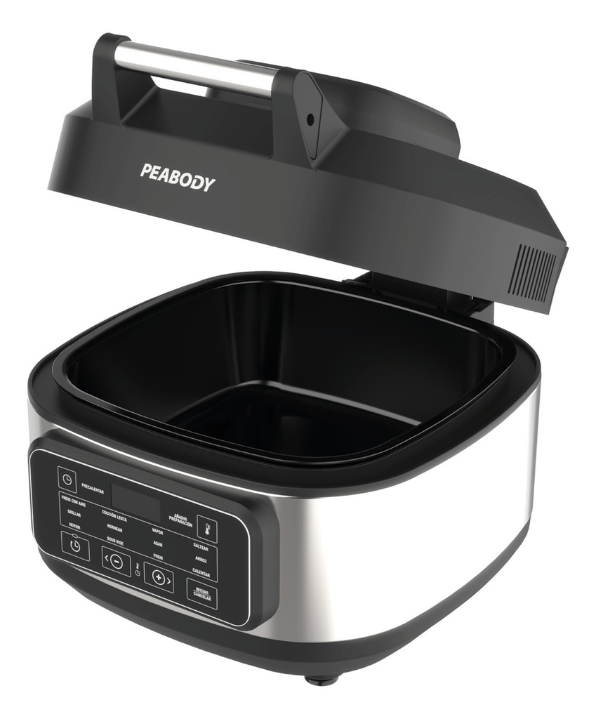 Freidora De Aire Peabody Pe-afm01n Olla Multifunción  6 L