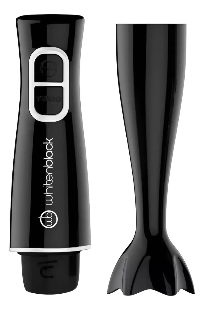Minipimer Licuadora Liliana Whitenblack Wbahwb20 Mixer 450w.