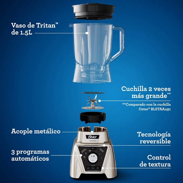Licuadora Oster Xpert Blst3b-c2t