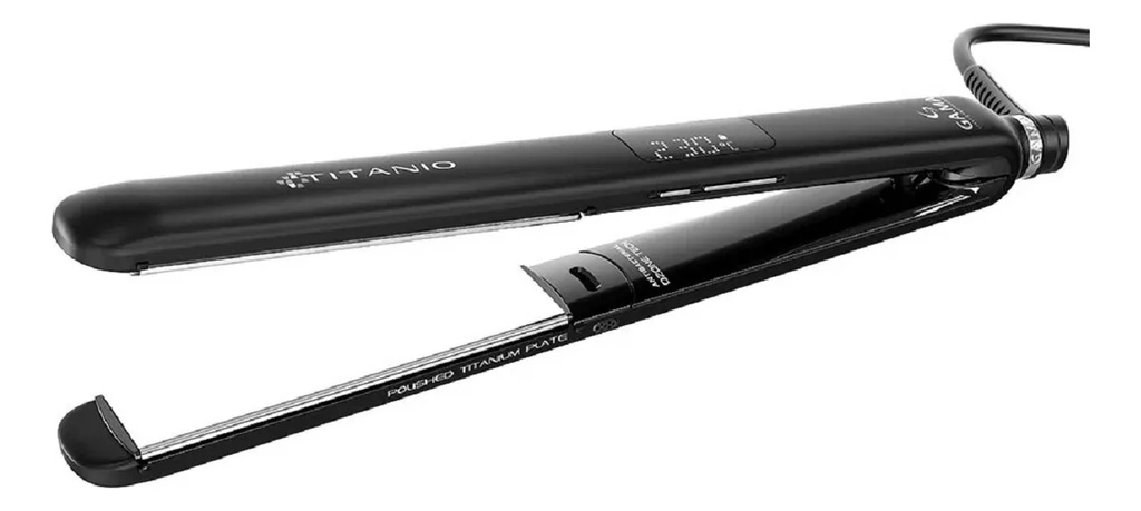 Plancha De Cabello Gama Cp14 Digital 4d Titanio Therapy