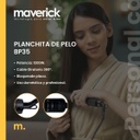 Planchita Para El Pelo Maverick Color Negro