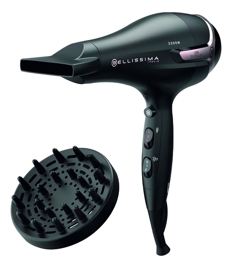 Secador De Pelo Bellisima Imetec K9 2300 Ion Plus